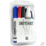 Whiteboard Sæt 125ml. m. klud og tusser - Rengøring til whiteboard Whiteboard Sæt 125ml. m. klud og tusser - Rengøring til whiteboard