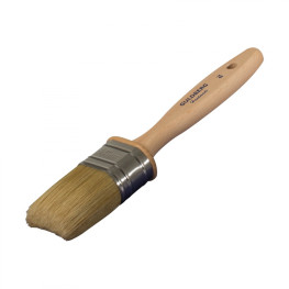 Ovalpensel - Køb oval pensel med svinehår til maling af loft, væg, træværk