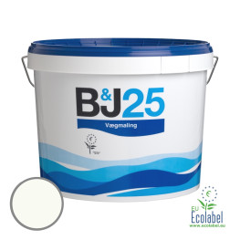 Acryl vægmaling glans 25 i RAL9010 til vægge, lofter og badeværelse