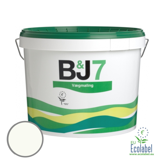 B&J7 vægmaling glans 7 i RAL9010 - Super dækkende vægmaling i farver