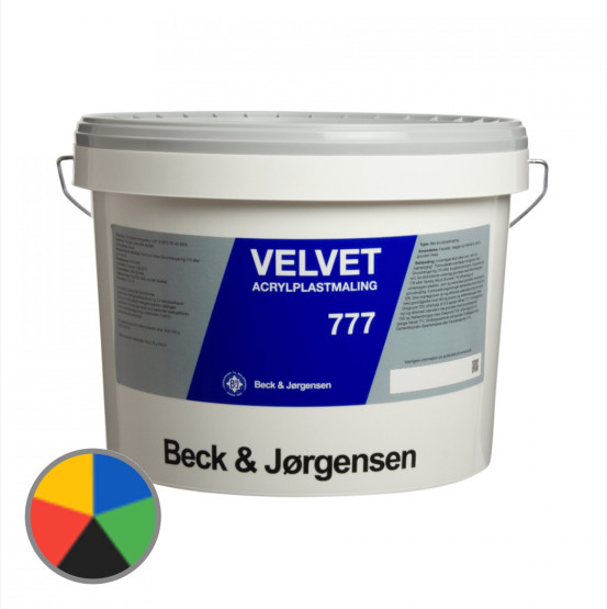 Velvet Acryl vægmaling og facademaling - Køb Slidstærk maling glans 10