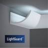 Stor stuk til lys med bue - Køb stukliste til montering af LED lys Stor stuk til lys med bue - Køb stukliste til montering af LED lys
