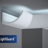 Stor stuk til lys med bue - Køb stukliste til montering af LED lys Stor stuk til lys med bue - Køb stukliste til montering af LED lys