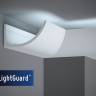 Stor stuk til lys med bue - Køb stukliste til montering af LED lys Stor stuk til lys med bue - Køb stukliste til montering af LED lys