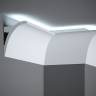 Stukliste til lys med stor bue - Køb flot stuk til LED lys på væggen Stukliste til lys med stor bue - Køb flot stuk til LED lys på væggen