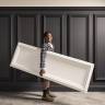 Høj vægpanel færdig samlet 50 X 150cm. - Køb STORE hvide stukpaneler Høj vægpanel færdig samlet 50 X 150cm. - Køb STORE hvide stukpaneler