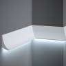 Minimalistisk vægliste til LED lys - Køb stukliste til væggen med LED lys Minimalistisk vægliste til LED lys - Køb stukliste til væggen med LED lys