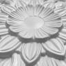 Stuk roset med stor blomster dekoration og blade - Køb stukroset Stuk roset med stor blomster dekoration og blade - Køb stukroset