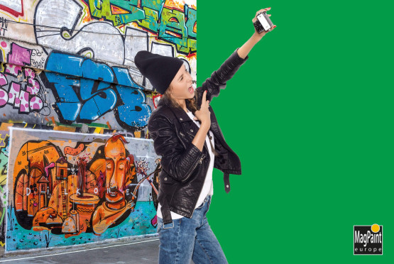 Green Screen maling - Køb grøn Chromaki maling til redigering af billeder