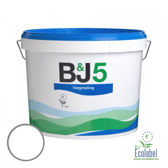 B&J5 vægmaling glans 5 Mat - Køb super dækkende vægmaling online