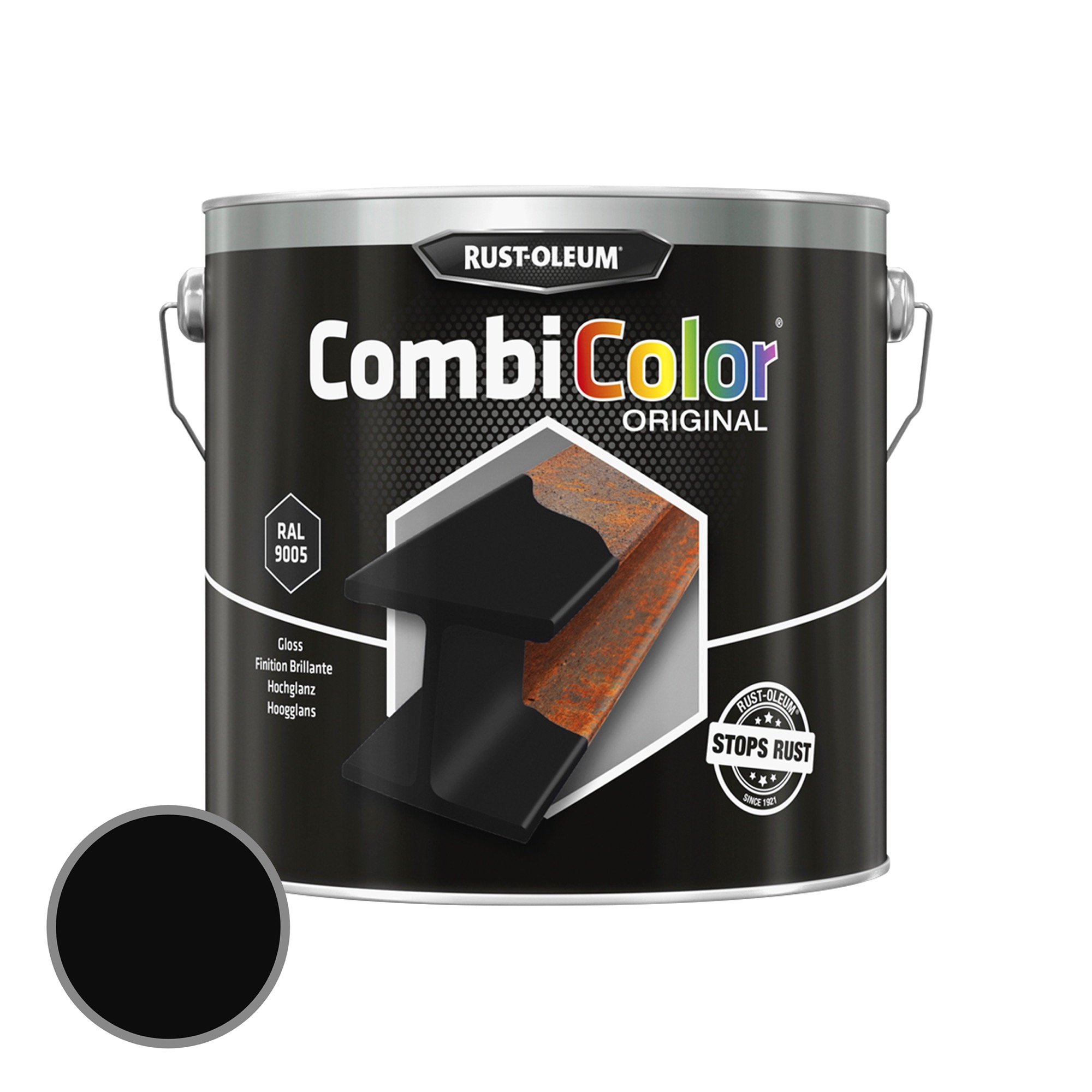 CombiColor Sort 2,34 L - Super god rustgrunder & metalmaling
