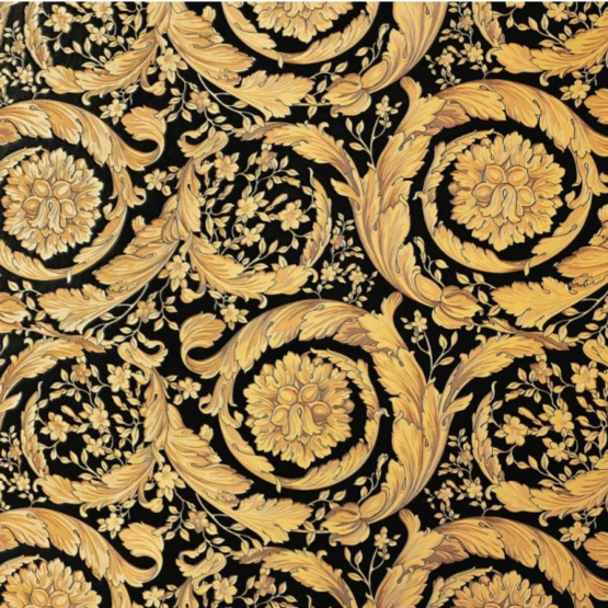 93583-4 VERSACE Tapet - Køb Barocco Versace tapet med guld blomster online her