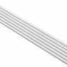 Akustikpanel træpanel Basic Hvidmalet 278cm. - Hvid akustik panel med gråt akustikfilt Akustikpanel træpanel Basic Hvidmalet 278cm. - Hvid akustik panel med gråt akustikfilt