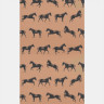 HORSE 193 Brun tapet med sorte Galoperende heste - Ferm Living tapet HORSE 193 Brun tapet med sorte Galoperende heste - Ferm Living tapet