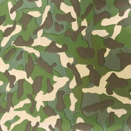 Camouflage klæbefolie i grøn 45cm. 2 Meter. - Køb selvklæbende folie