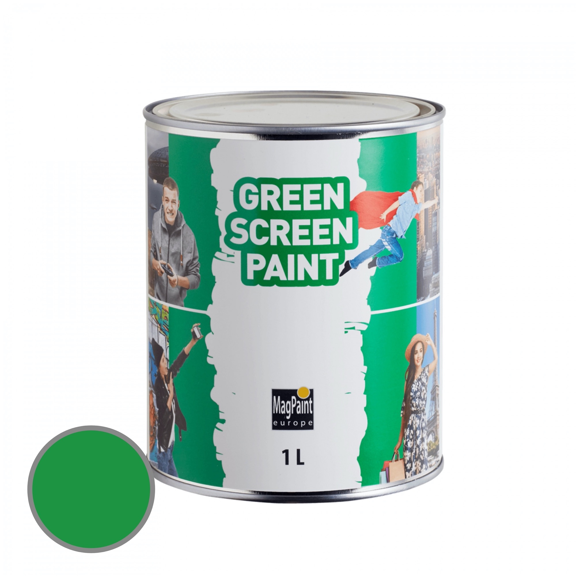 Green Screen - grøn maling til redigering af billeder