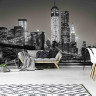 Brooklyn Bridge New York Sort-hvid - Køb non-woven fototapet billigt her Brooklyn Bridge New York Sort-hvid - Køb non-woven fototapet billigt her
