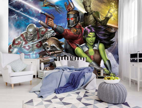 Guardians Of The Galaxy Non-woven - Køb Marvel fototapet