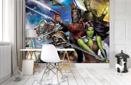 Guardians Of The Galaxy Non-woven - Køb Marvel fototapet