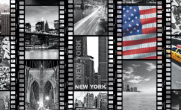 Filmrulle New York Fototapet - Køb flotte fototapeter her!