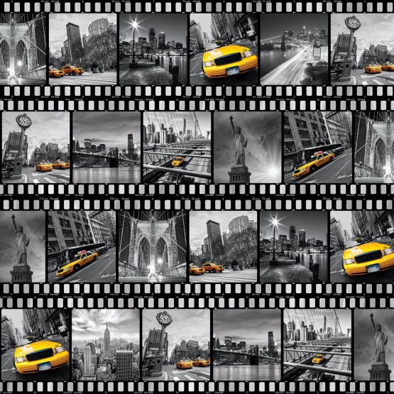 Filmrulle New York Fototapet - Køb flotte fototapeter her!