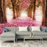 Magnolia Allé Fototapet 416cm. Bred - Køb flotte fototapeter her! Magnolia Allé Fototapet 416cm. Bred - Køb flotte fototapeter her!