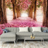 Magnolia Allé Fototapet 416cm. Bred - Køb flotte fototapeter her! Magnolia Allé Fototapet 416cm. Bred - Køb flotte fototapeter her!