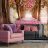 Magnolia Allé Fototapet 416cm. Bred - Køb flotte fototapeter her! Magnolia Allé Fototapet 416cm. Bred - Køb flotte fototapeter her!
