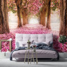 Magnolia Allé Fototapet 416cm. Bred - Køb flotte fototapeter her! Magnolia Allé Fototapet 416cm. Bred - Køb flotte fototapeter her!
