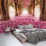 Magnolia Allé Fototapet 416cm. Bred - Køb flotte fototapeter her! Magnolia Allé Fototapet 416cm. Bred - Køb flotte fototapeter her!