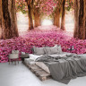 Magnolia Allé Fototapet 416cm. Bred - Køb flotte fototapeter her! Magnolia Allé Fototapet 416cm. Bred - Køb flotte fototapeter her!
