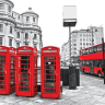Røde telefonbokse i London - Køb flotte fototapeter her! Røde telefonbokse i London - Køb flotte fototapeter her!