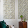 Beige tapet med grå blomsterranker - Køb gammalsvenska tapeter her! Beige tapet med grå blomsterranker - Køb gammalsvenska tapeter her!