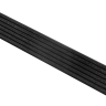 Sortlakeret m. sort MDF og sort filt Akustikpanel Basic Eg 240cm. Sortlakeret m. sort MDF og sort filt Akustikpanel Basic Eg 240cm.