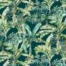 Grøn med grønne palmer og blade - Flot jungle tapet til væggen