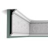 Gammeldags stukbort - Køb retro stukliste med lamper og blomster Gammeldags stukbort - Køb retro stukliste med lamper og blomster