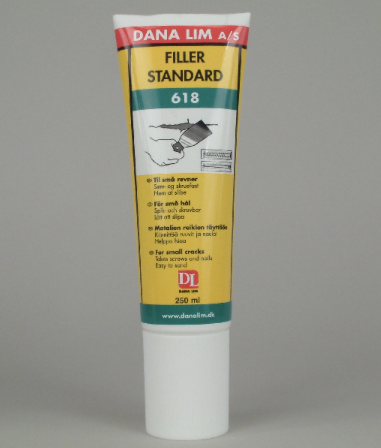 Acryl filler standard Akryl spartelmasse til huller og revner