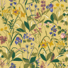 Gocken Jobs Ros och Lilja Yellow | Flot gul tapet med blomster flora