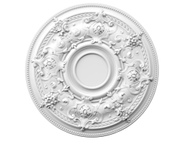 Loft rosette med smukke udskæringer og detaljer