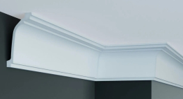 P836 Stukliste med bue og skarp kant - Grand Decor