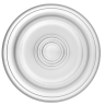 Rosette med ringe Rosette med ringe